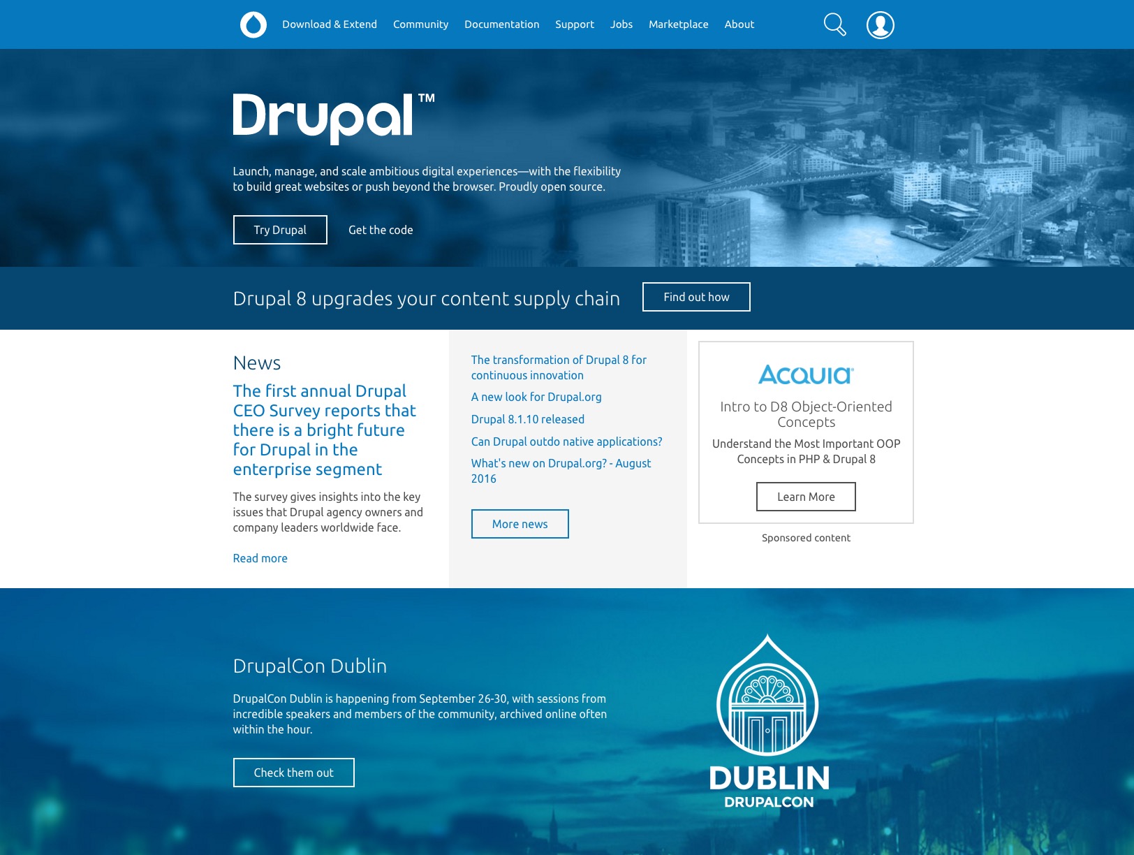 Drupal website